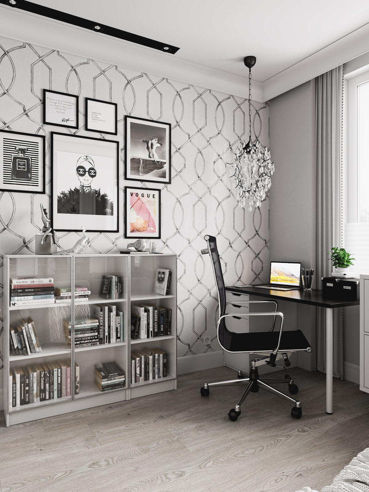 Контрастный белый