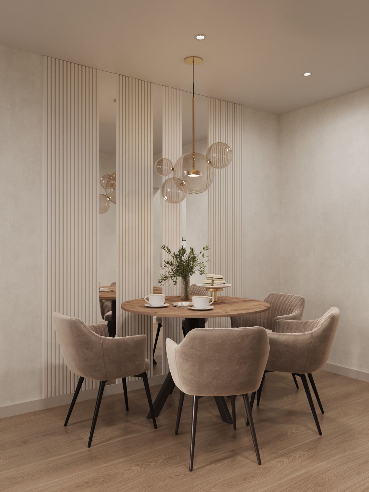 Проект квартиры 77 кв.м., ЖК Калининский