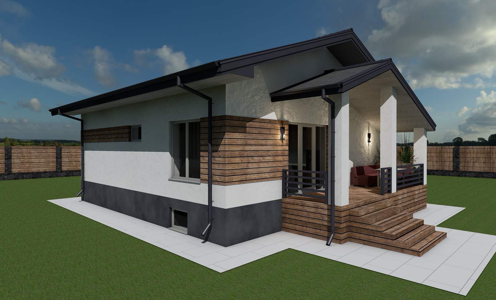 Дизайн-проект экстерьера дома 3