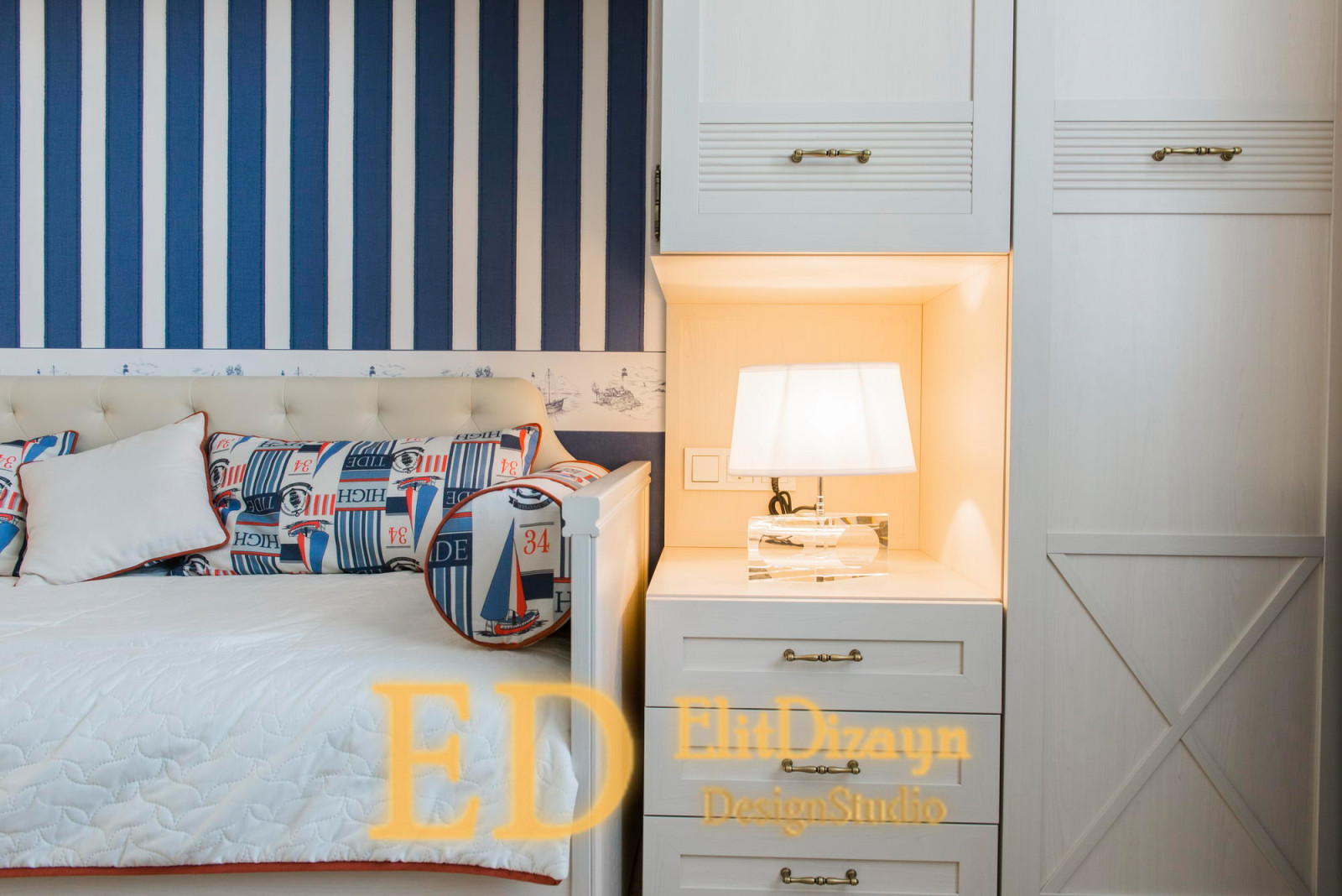 Квартира неоклассика - 3 (спальня мальчика)