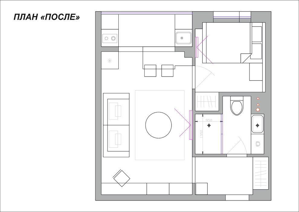 Маленький лофт на Большой Якиманке