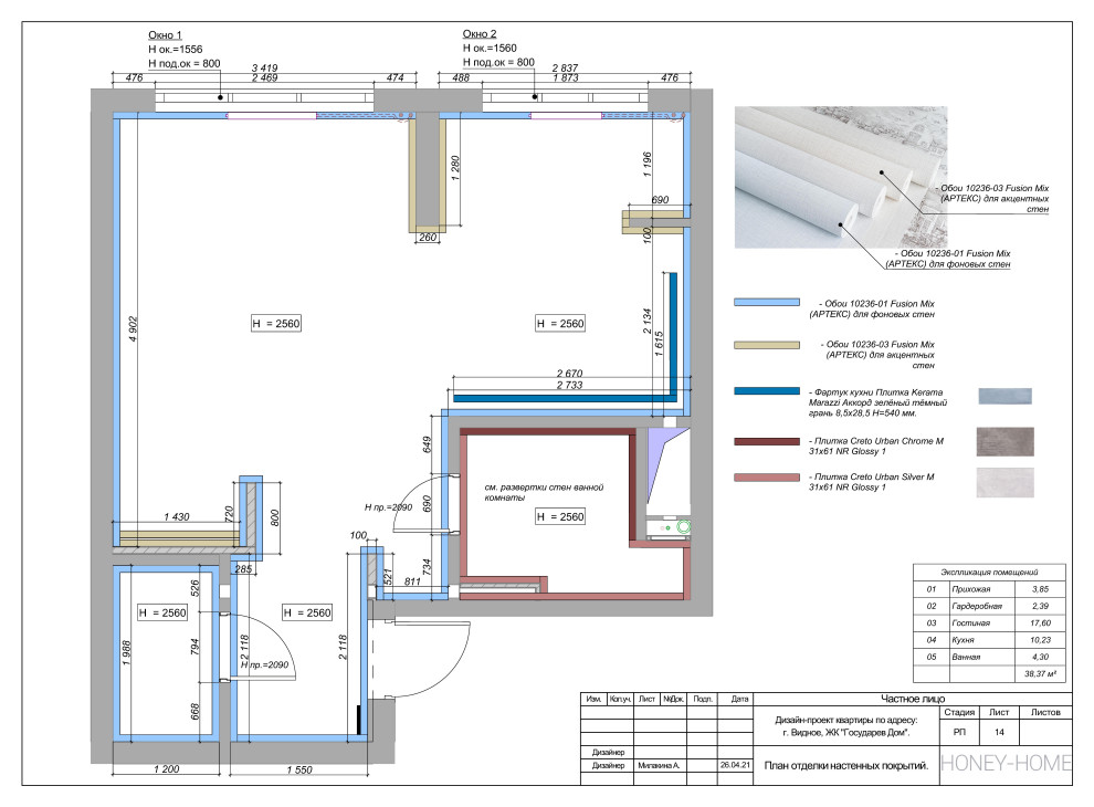 Небольшая квартира под сдачу. Видное.