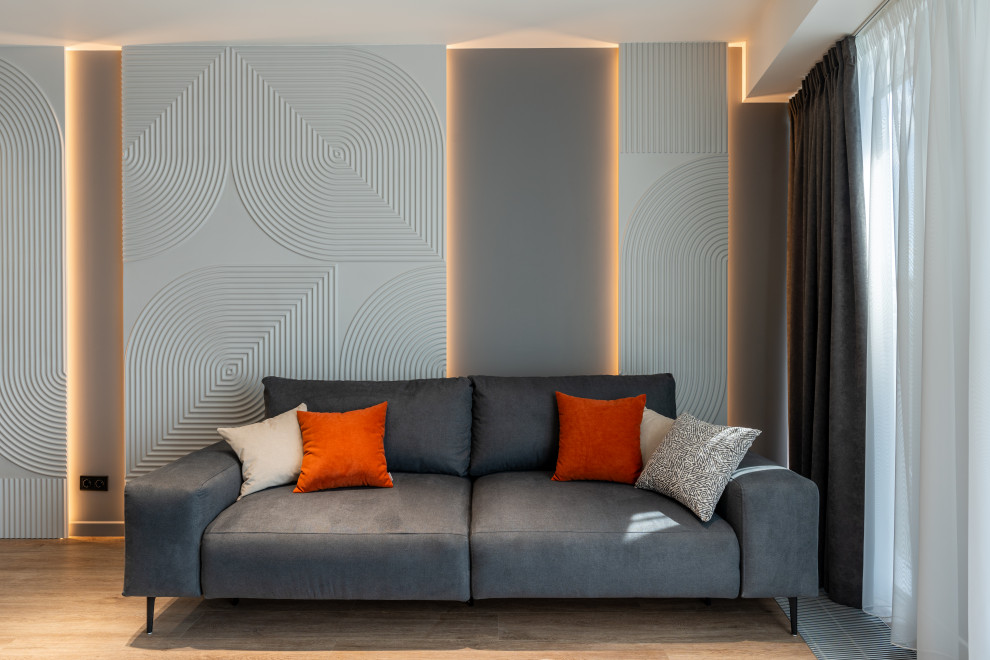 Ремонт двухкомнатной квартиры с  кухней-гостиной