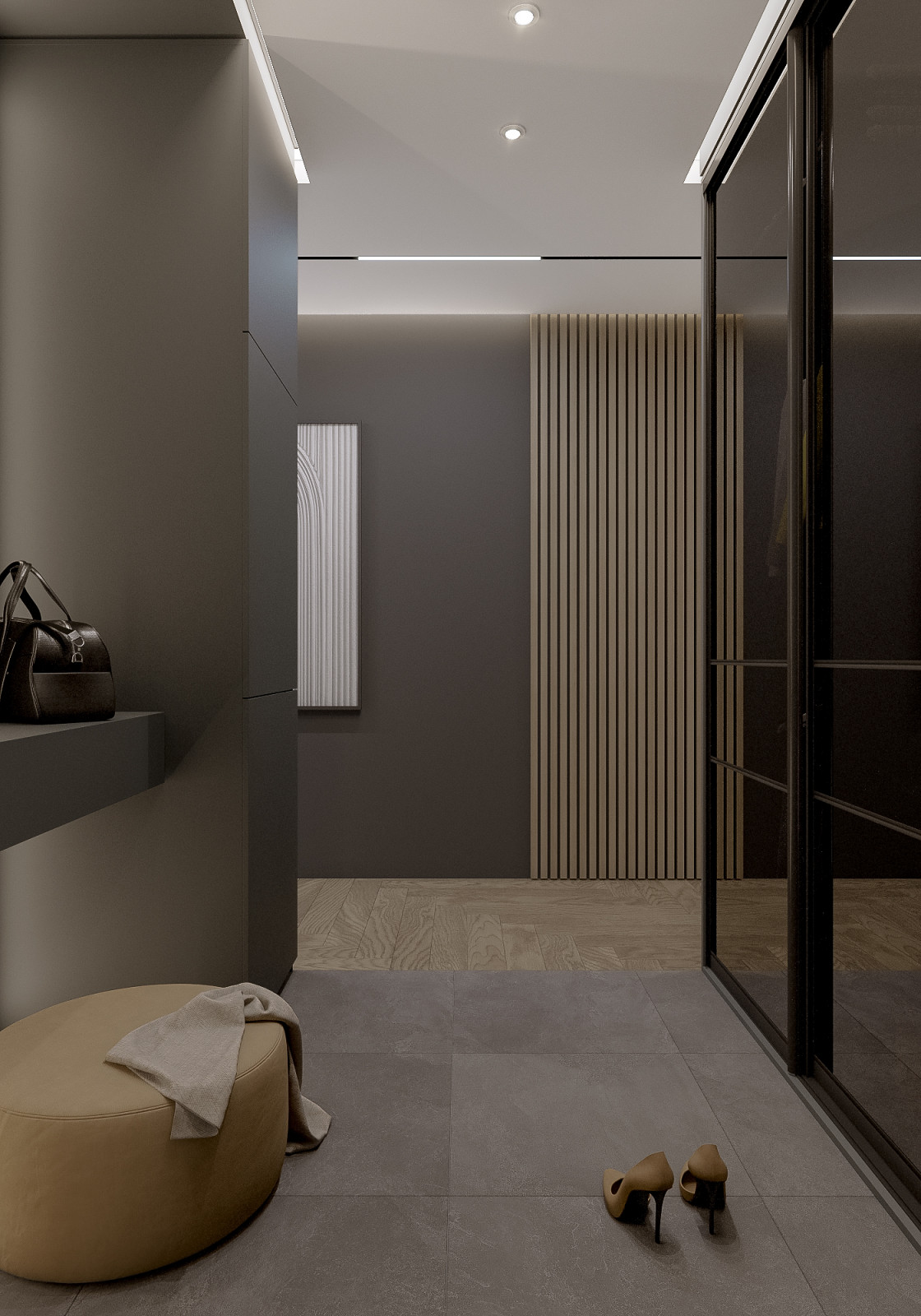 Квартира в современном стиле с элементами Лофт