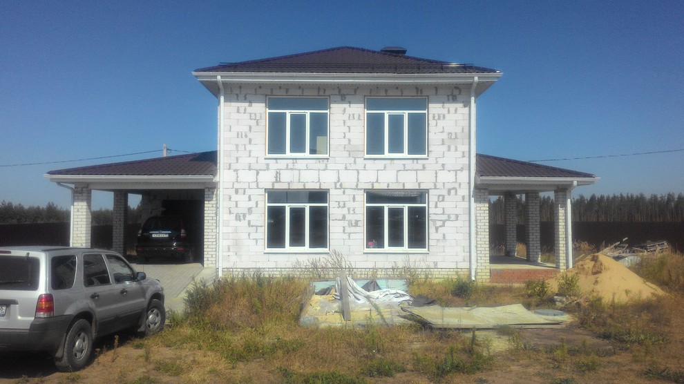 Финишная отделка без утепления. Короед