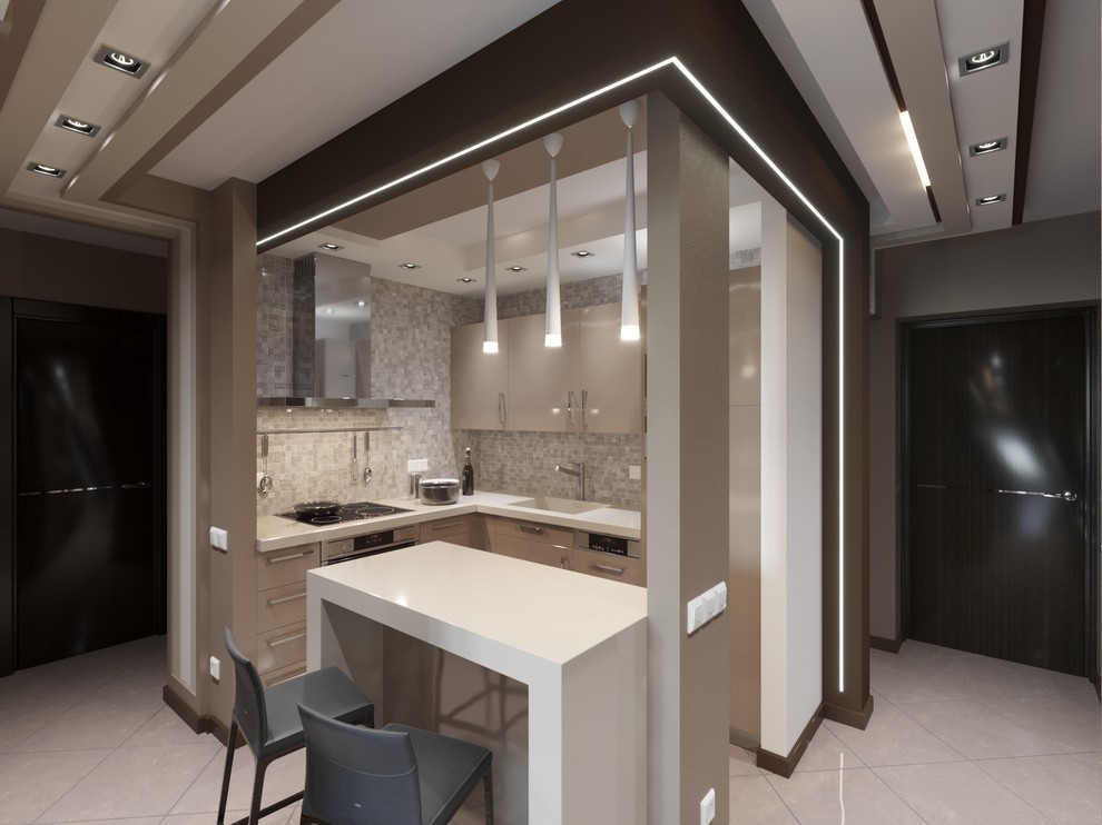 Проект трёхкомнатной квартиры IO001