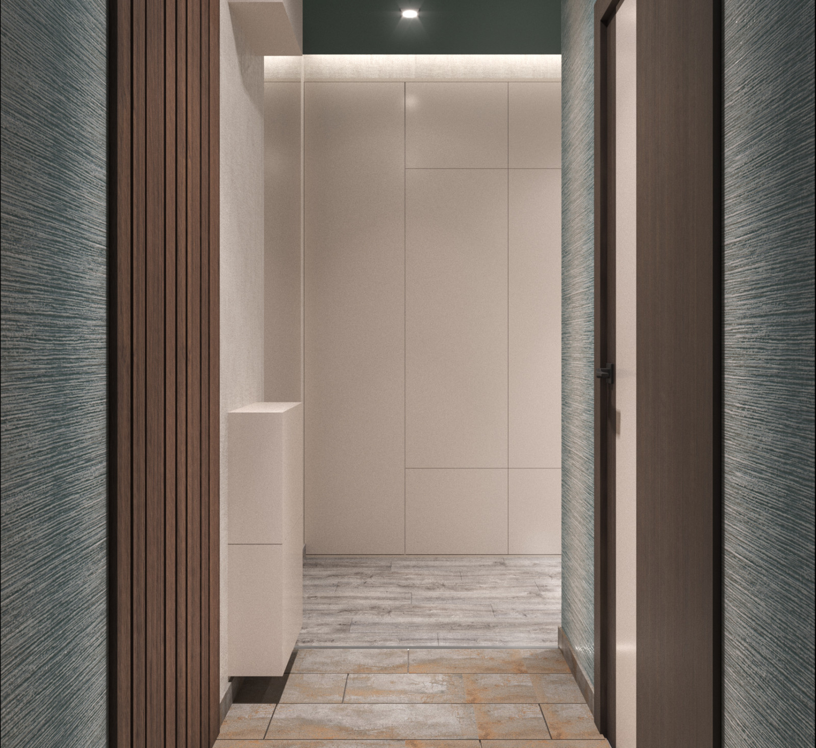 Дизайн-проект. Из 2-шки в 3-шку.  ЖК "Левобережный". Тула. 2018 г.