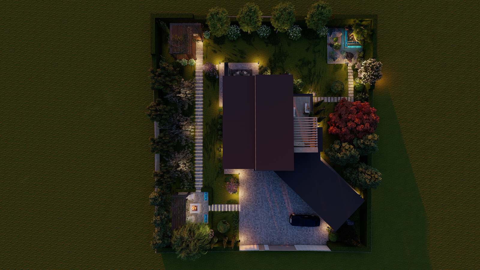 Сад "Многоликий". КП Райт Вилладж