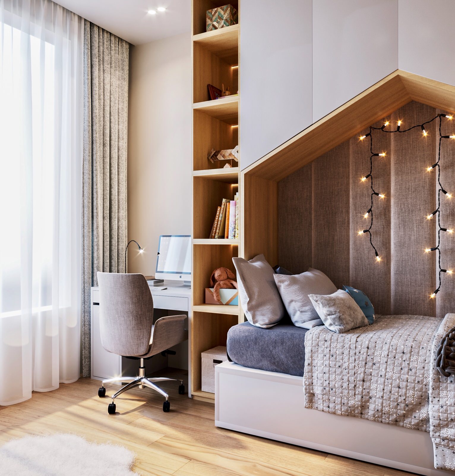 Дизайн-проект детской спальни в г. Москва