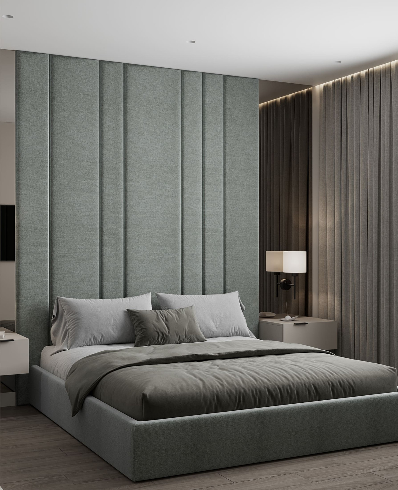 Дизайн-проект квартиры для семейной пары в современном стиле