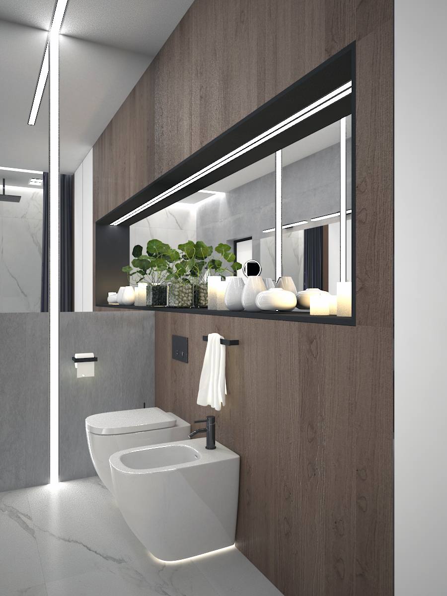 Просторная ванная комната