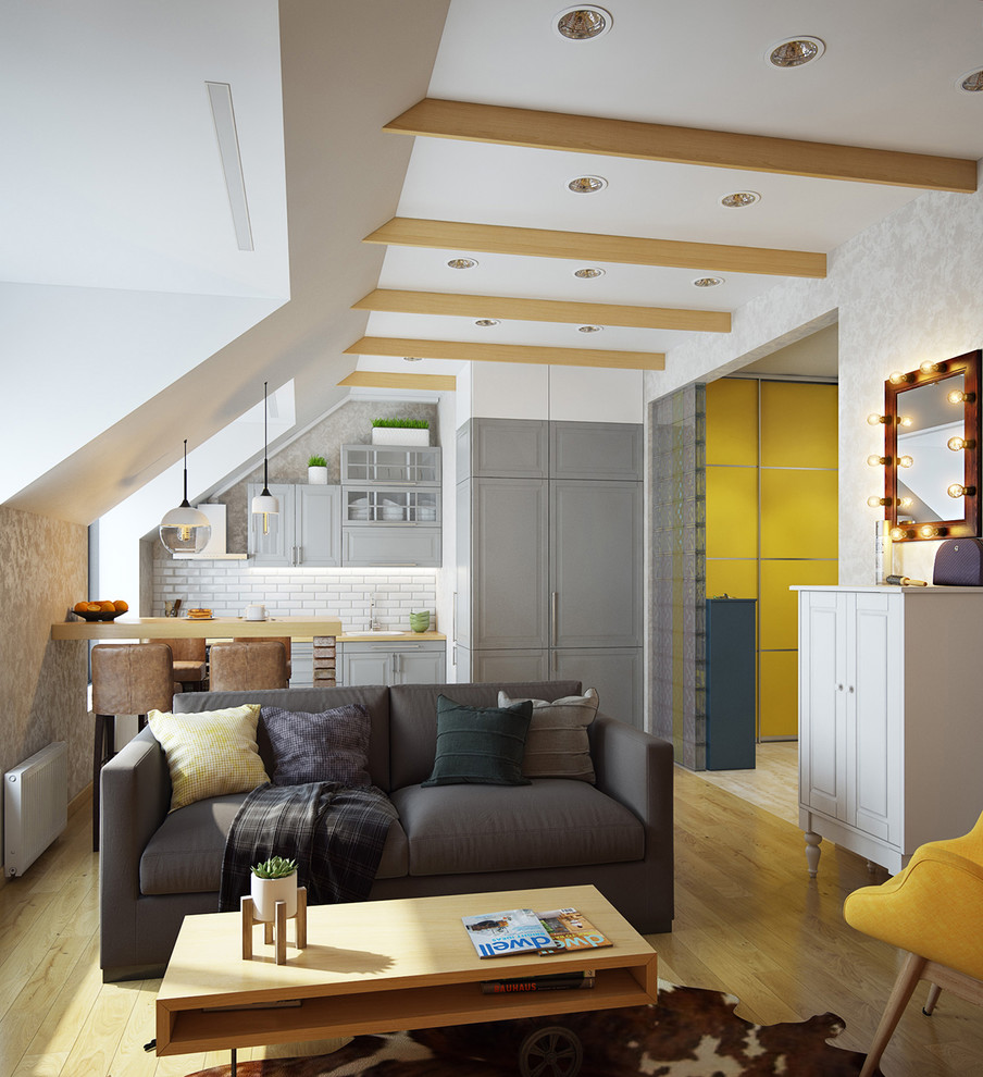 Мансарда в стиле лофт