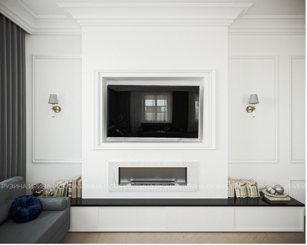 двухэтажный дом современная классика