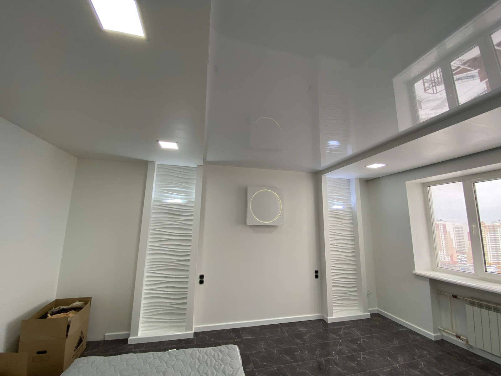 Спальня в белом тоне