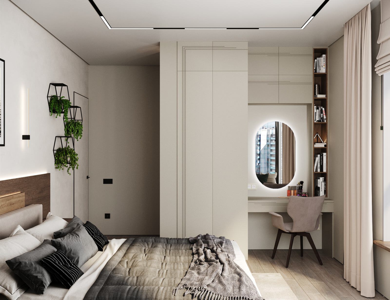 Обложка проекта: 2-х комнатная просторная квартира