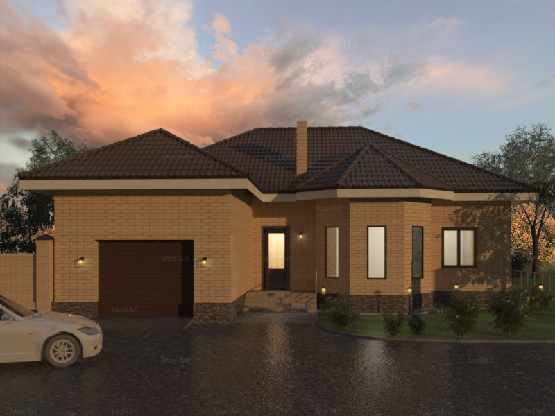 Дом площадью 137 м²