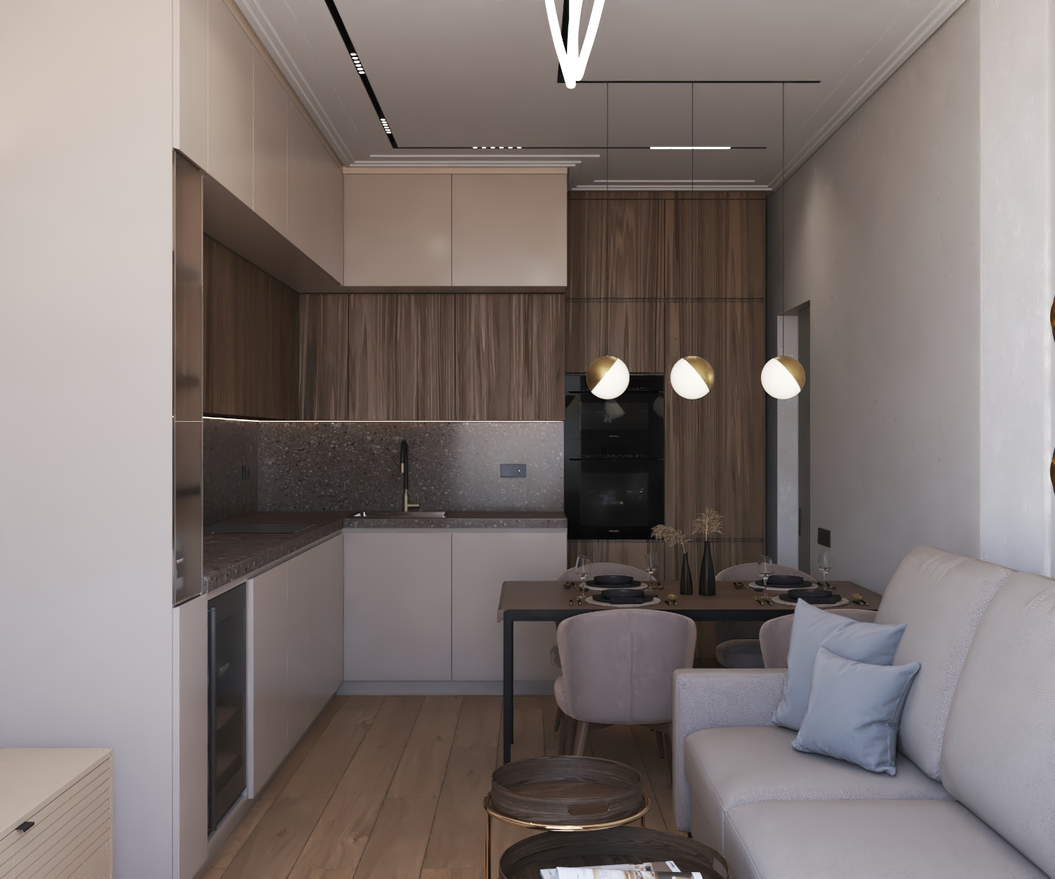 Проект Квартиры 90 м в Клубном Доме VITALITY