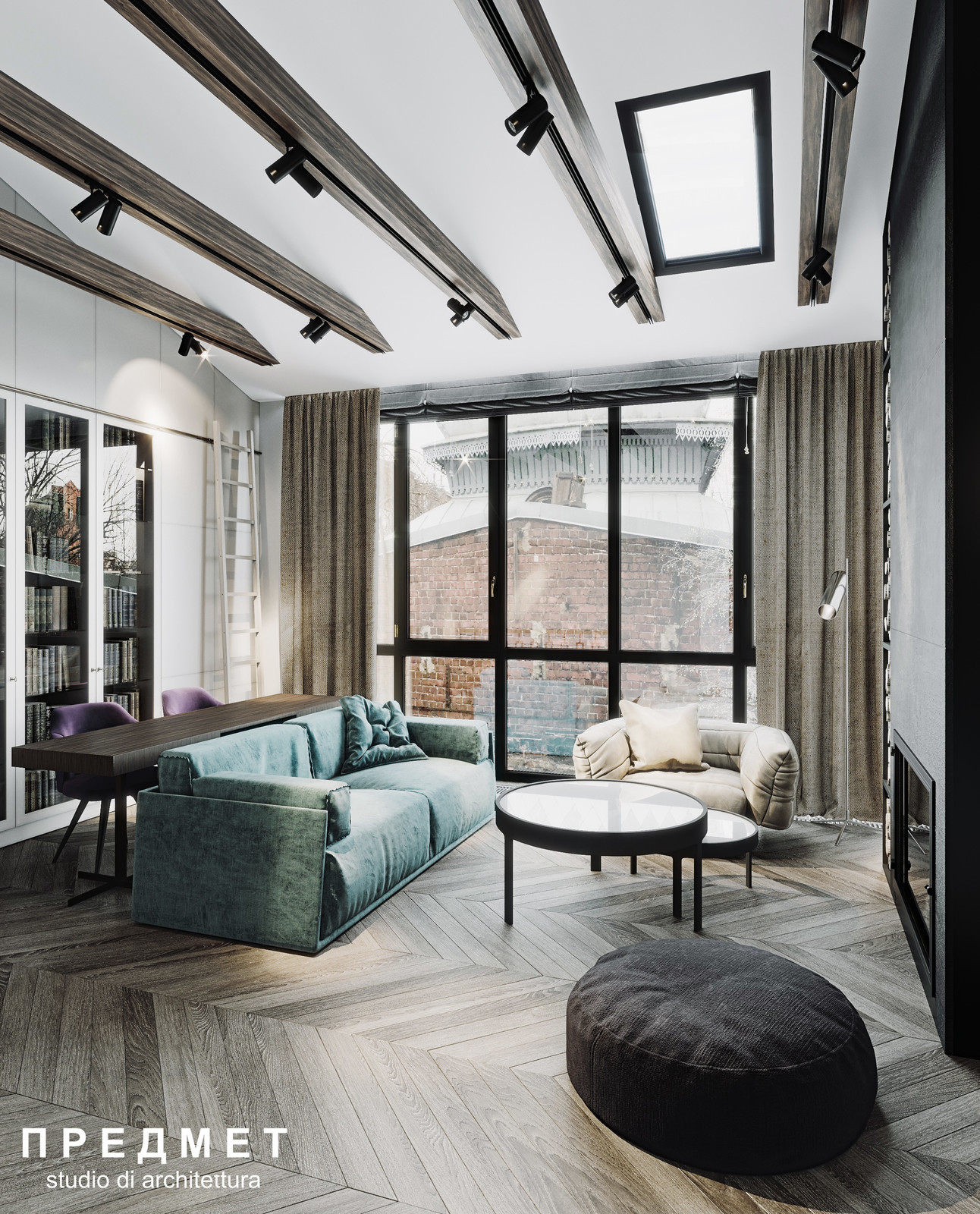 Квартира с камином