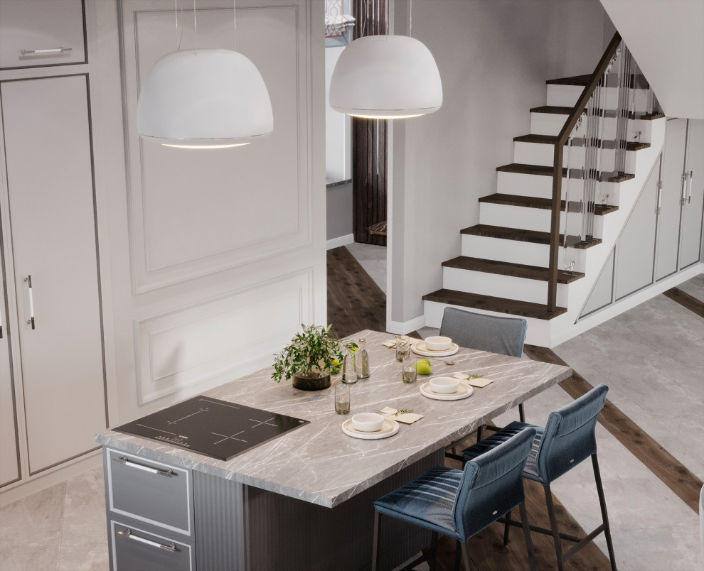 Дом в стиле эклектика для семьи трех поколений