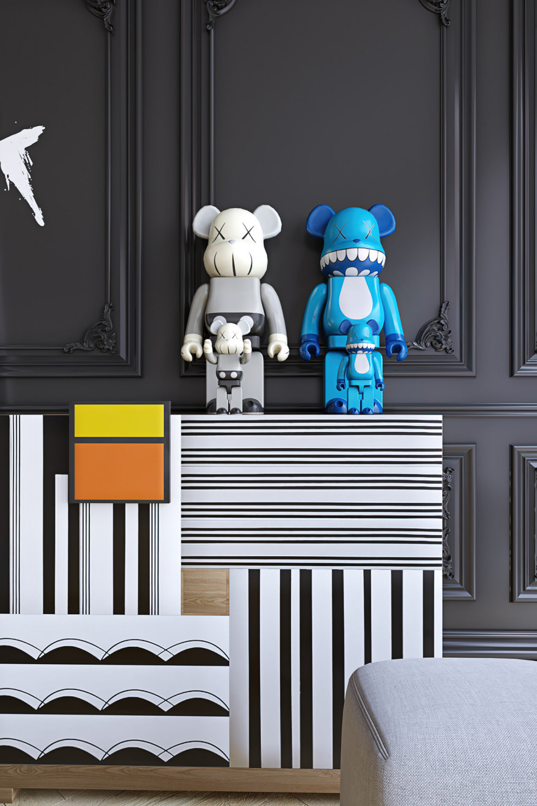 Дизайн апартаментов "FUN BOX"