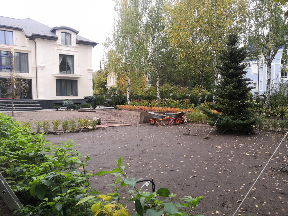 Landscape design of the territory (Moscow region)