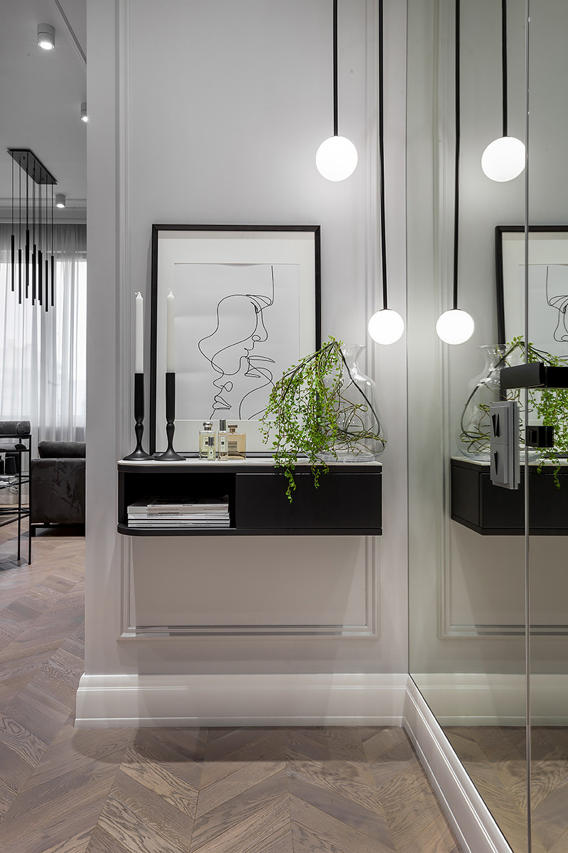 Элегантная квартира в стиле Total black