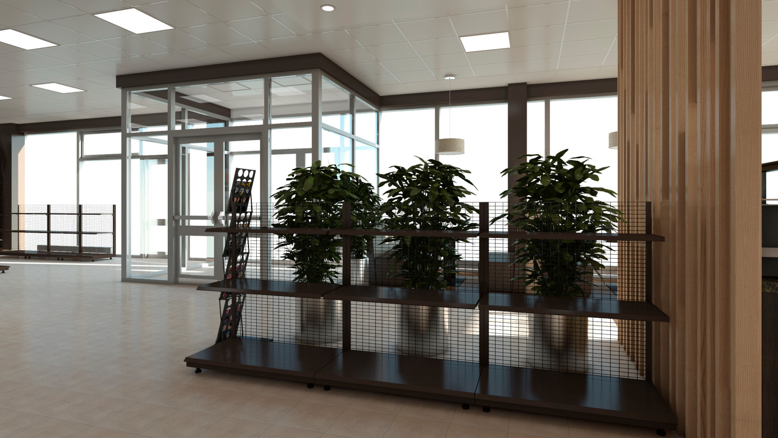 Проект интерьера АЗС