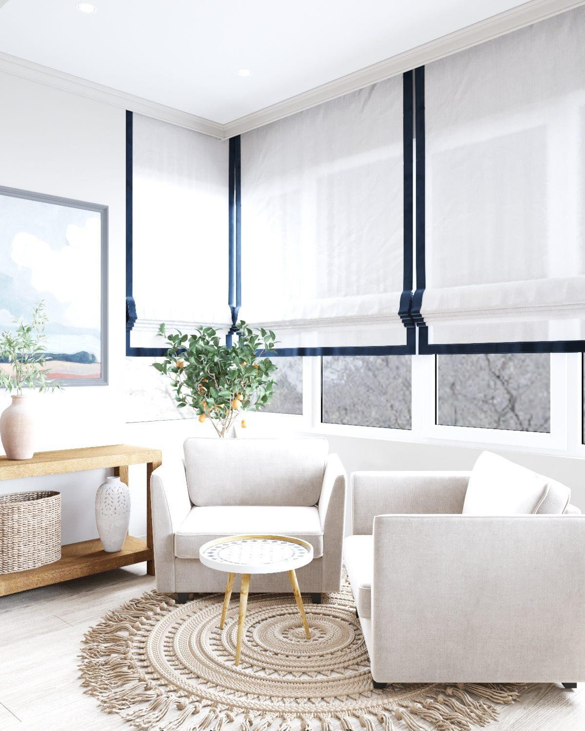 Яркая эклектичная квартира 85м2 в Новороссийске