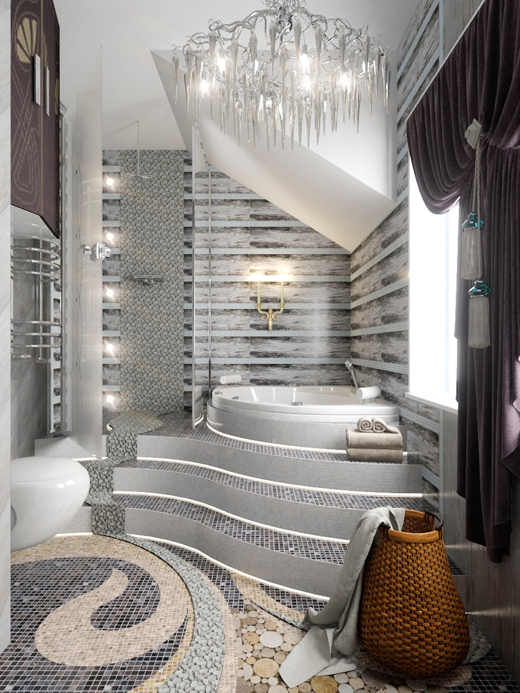 Дизайн ванной в частном доме