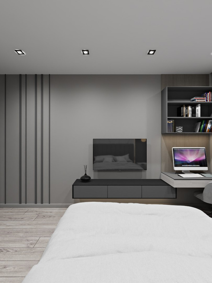 Спальня с рабочим местом