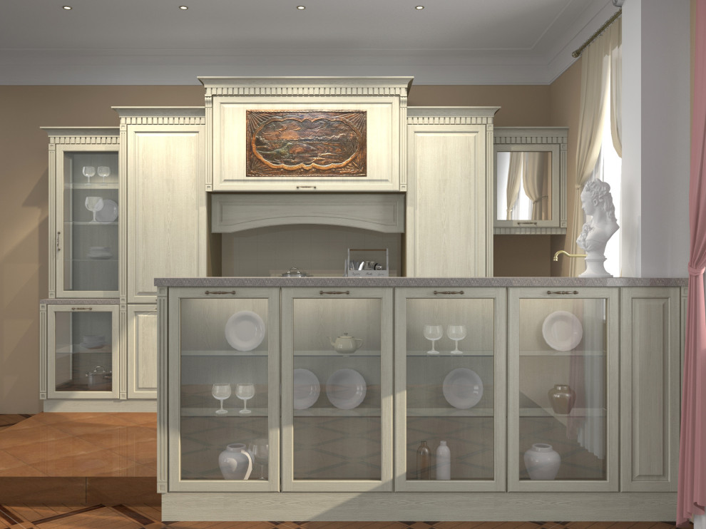 Обложка проекта: Дизайн кухонного гарнитура квартиры в Москве