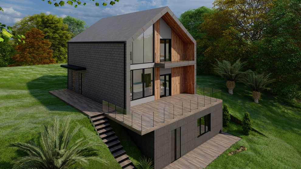 Стиль барнхаус– дом (S 188 м2 )