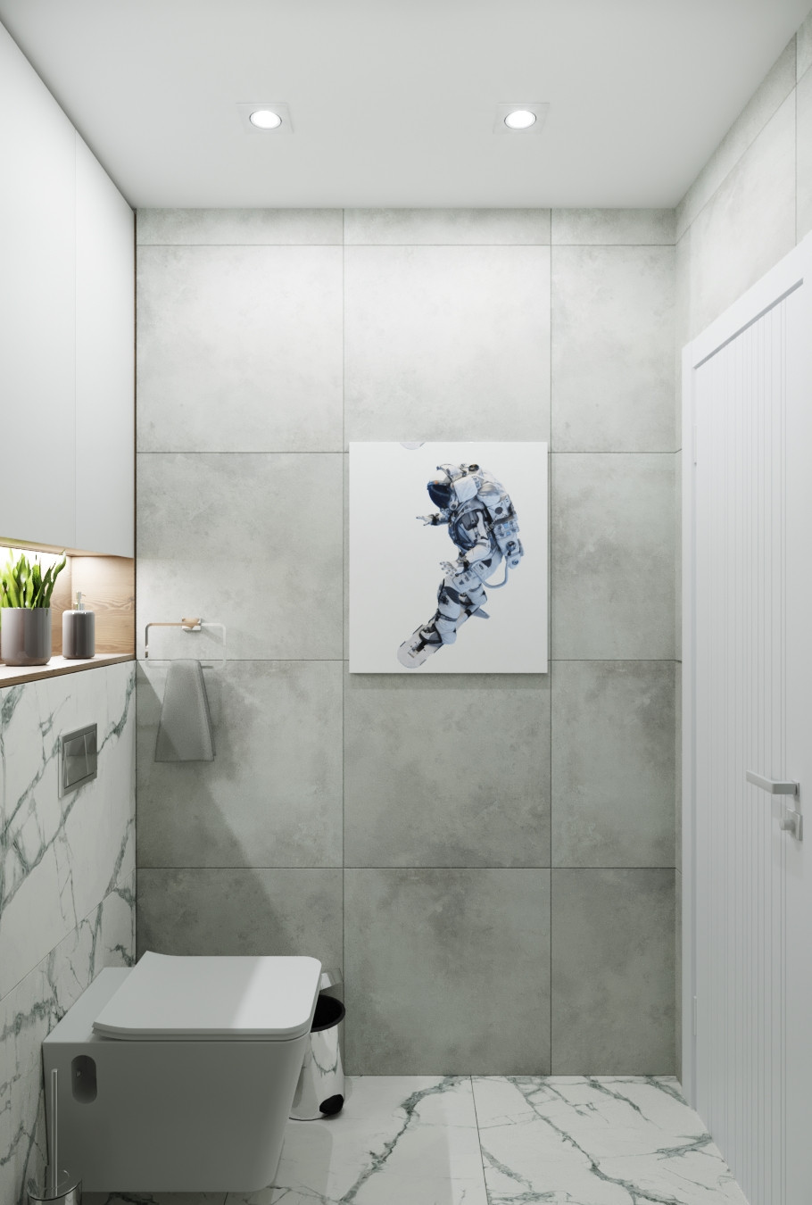 Квартира в минимализме на северной стороне