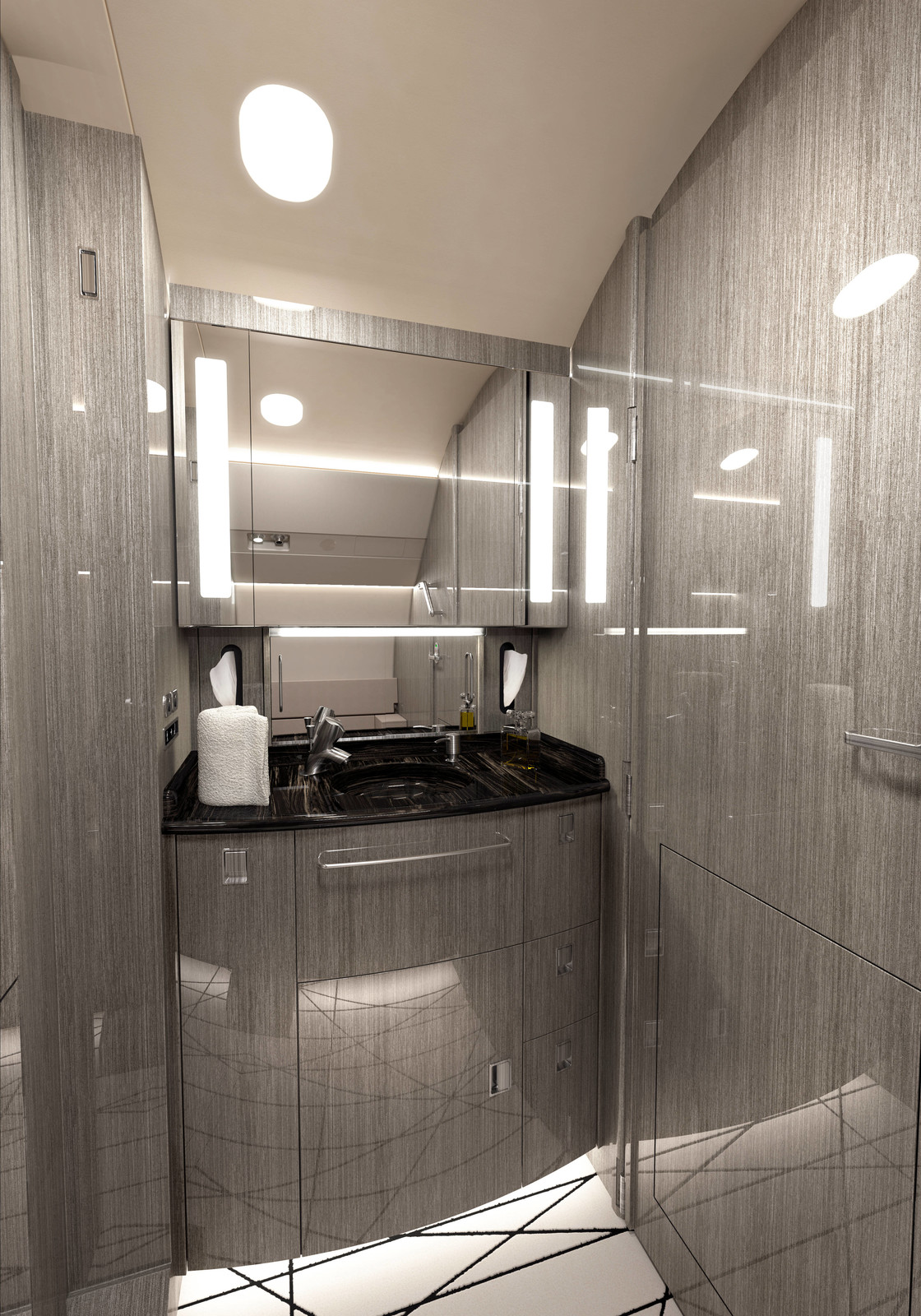 FALCON 2000 Private Aircraft Interior