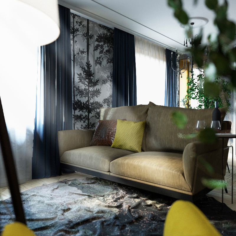 Обложка проекта: 3-комн.(кухня-гостиная)