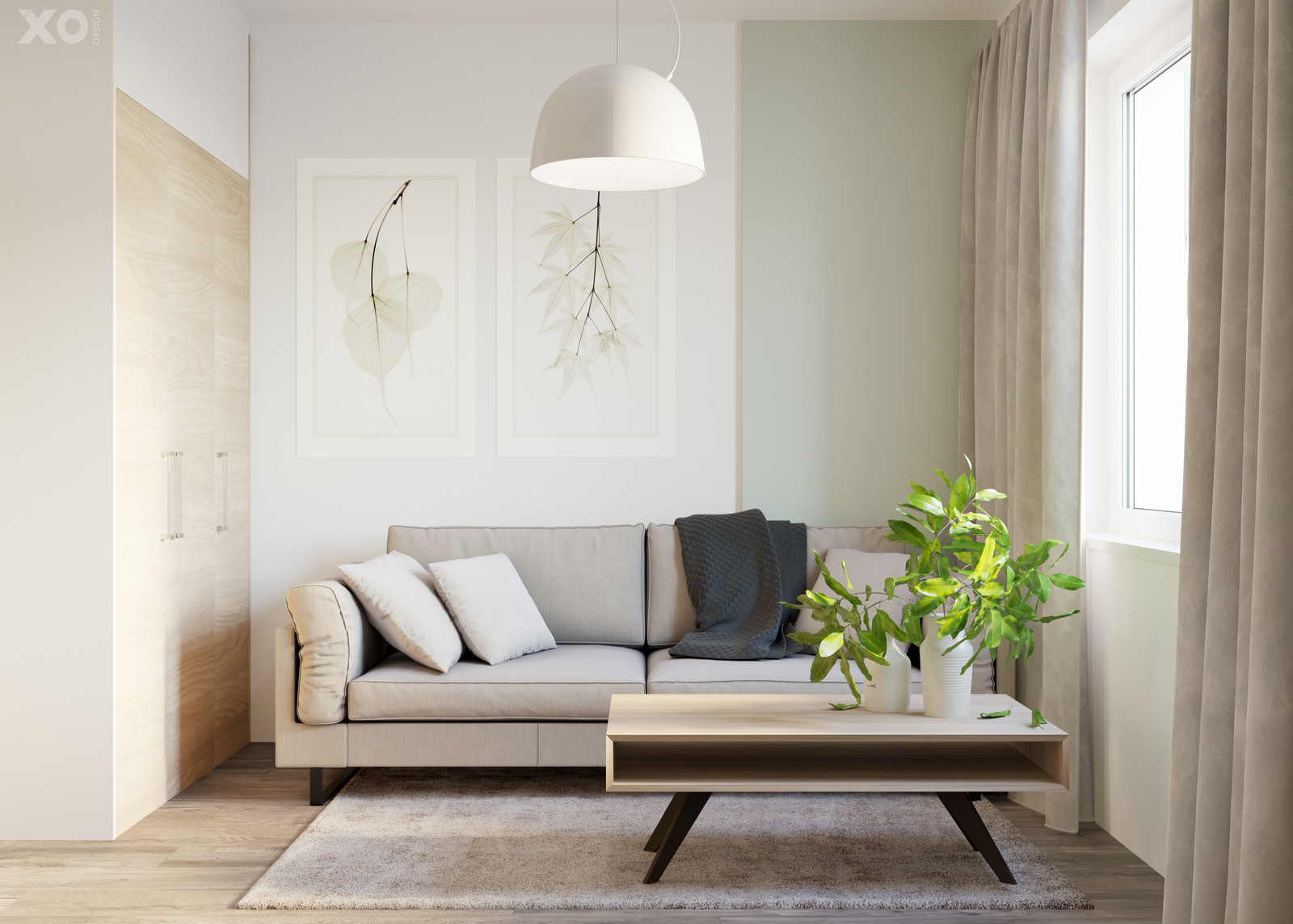 Eco-minimalism 48m2