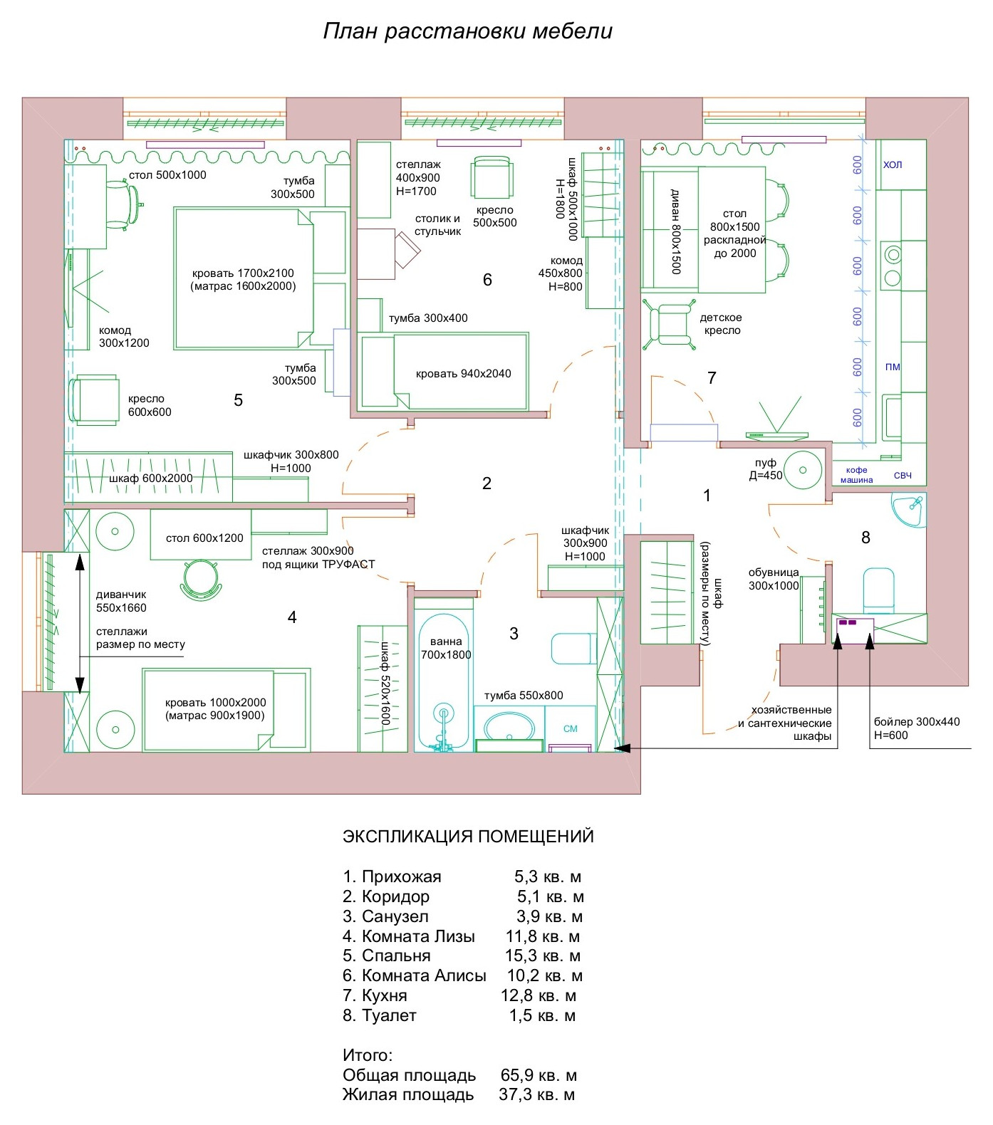 Обложка проекта: "Южное утро с видом на море" - проект 3х комн. квартиры в ЖК "Ясенево,14"