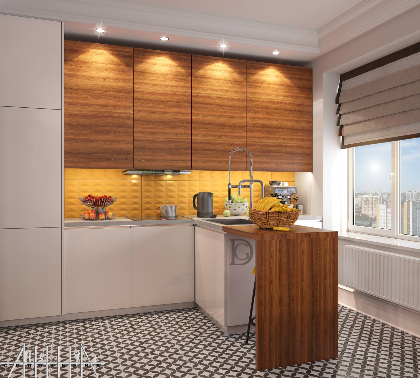 Interior design of a residential flat at Moscow