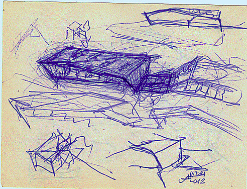 Размышление с карандашом - наброски, малоэтажные частные дома и таунхаусы