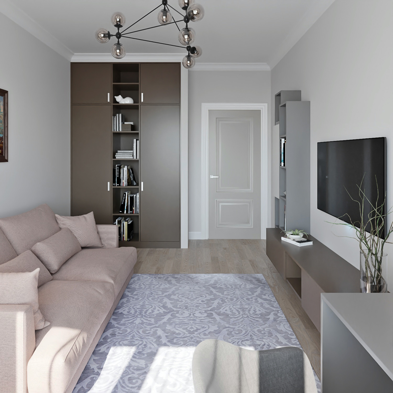 Квартира на Ботанической. Гостиная