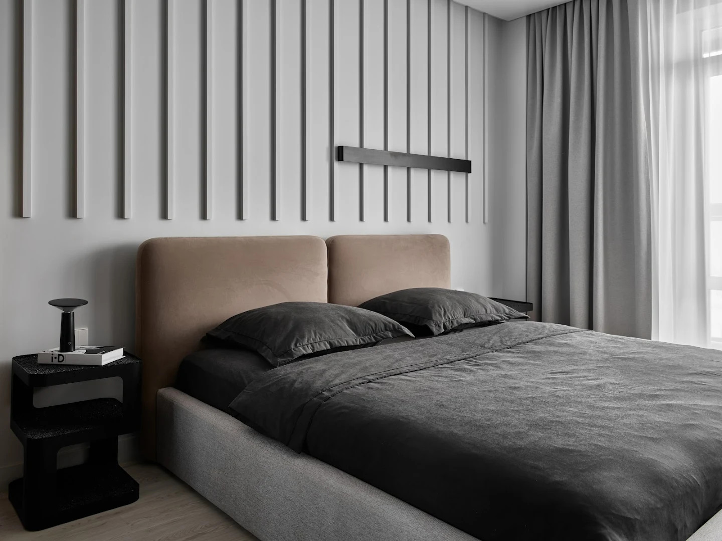 Дизайн проект квартиры 60м2 . Спальная комната