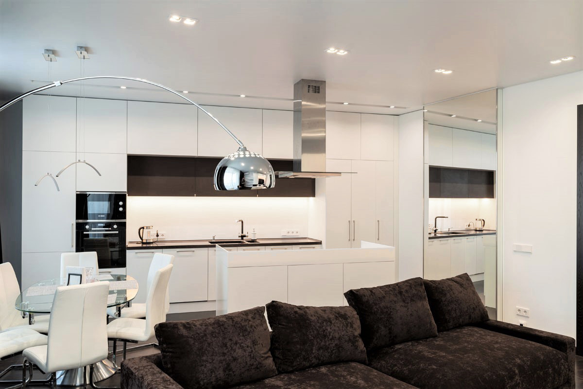 Обзор квартиры 120 м2 в стиле минимализм