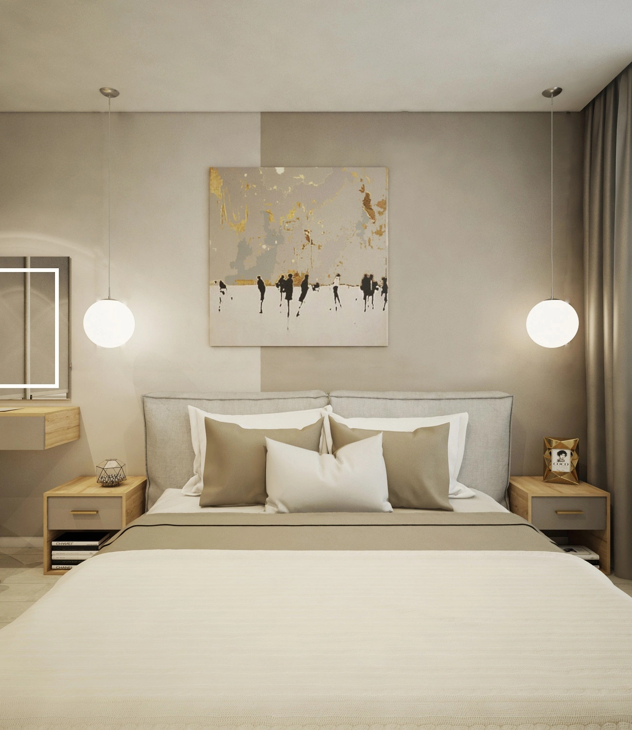 Обложка проекта: Однокомнатная квартира в Красноярске. Ул. Водопьянова