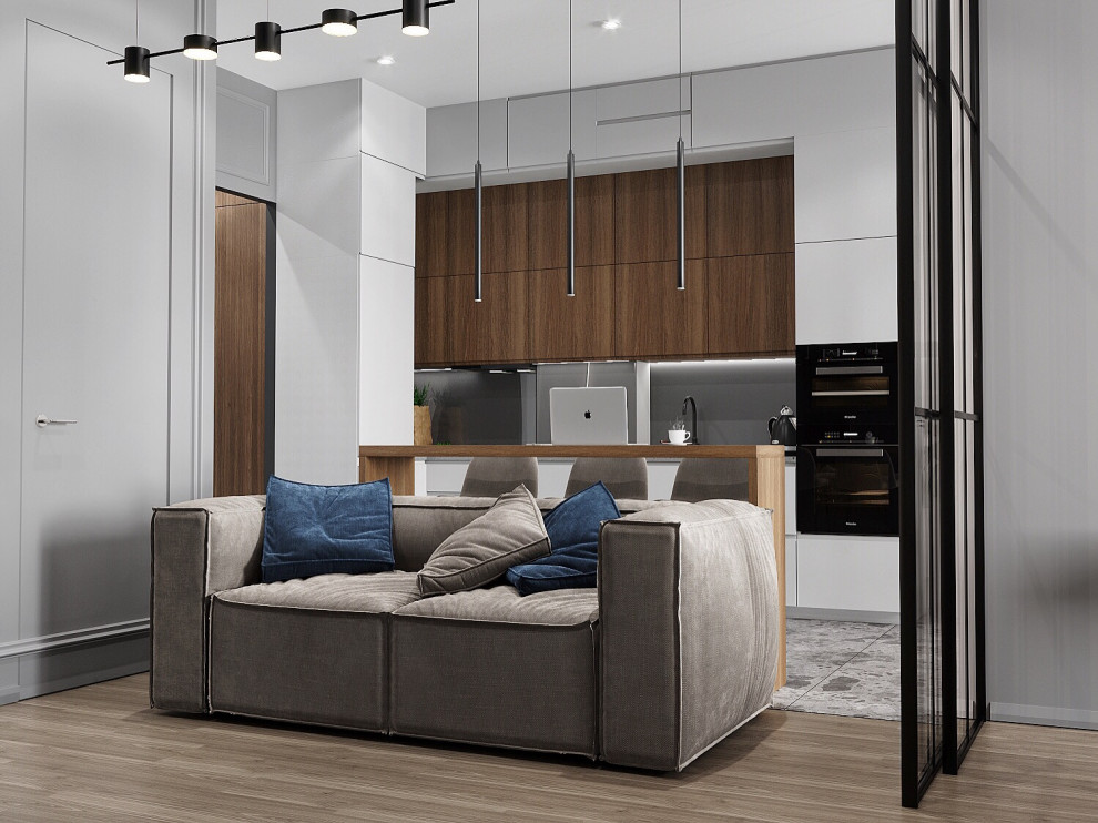 Дизайн-проект 2-х комнатной квартиры в ЖК Маяк, г. Химки