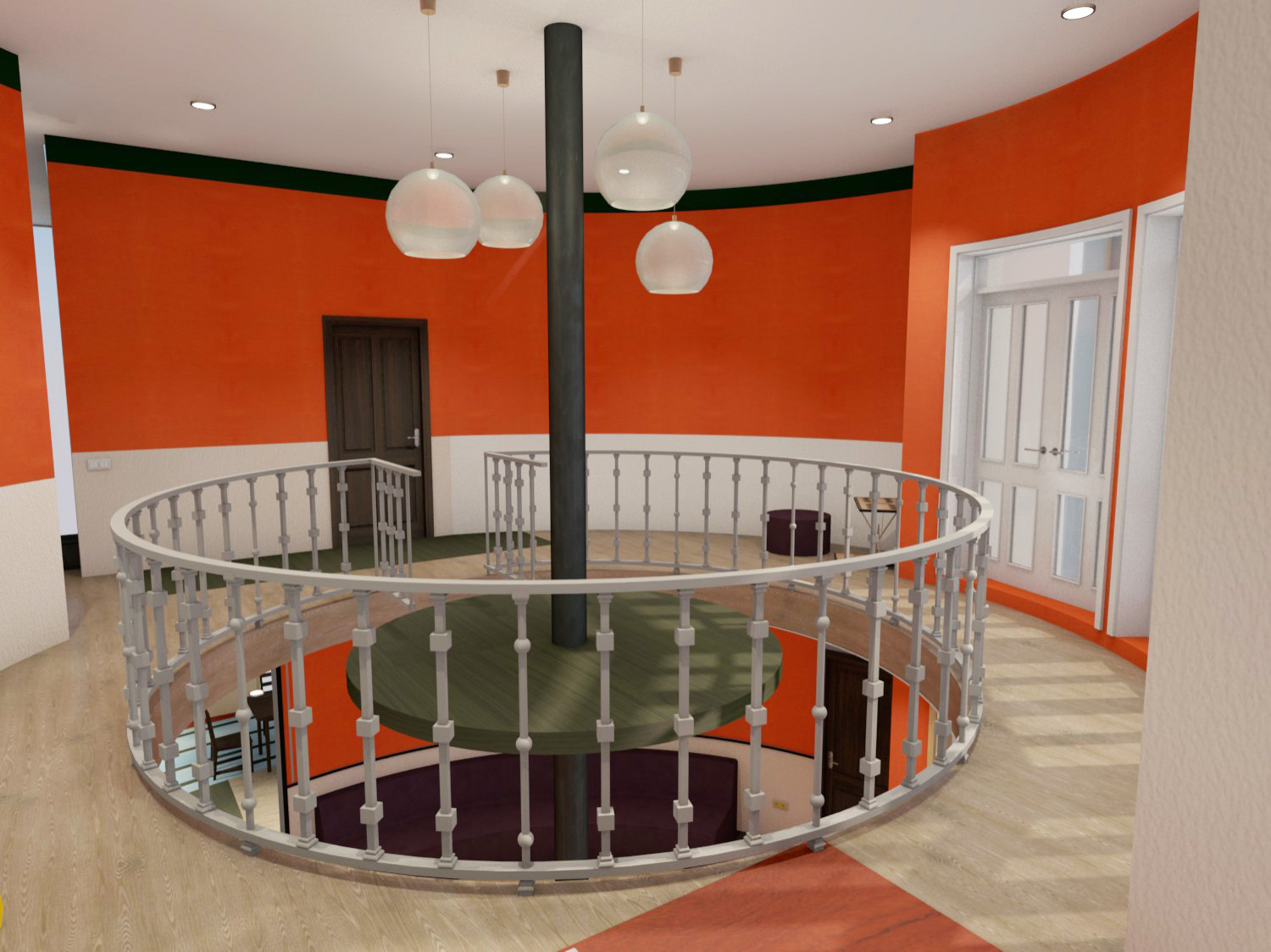 Дизайн-проект загородного дома "Головоломки" для художника