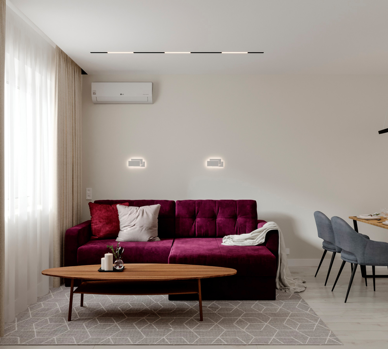 Четырехкомнатная квартира в Мегаполисе