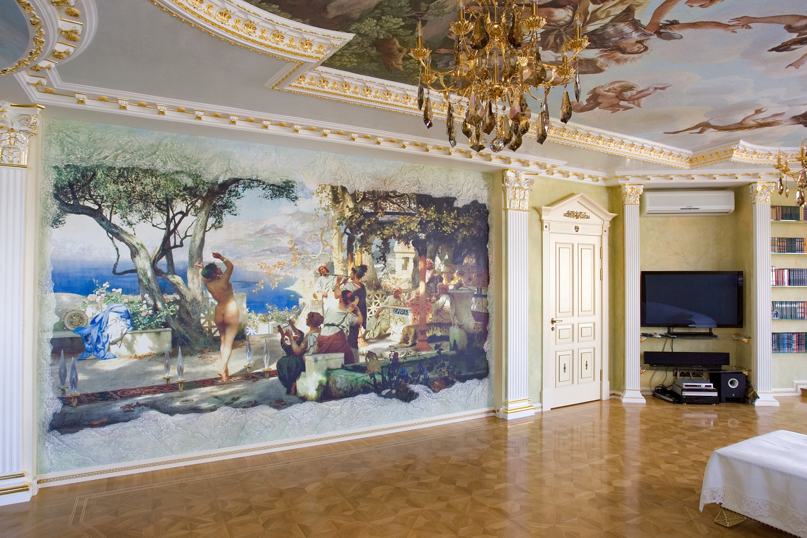 Декоративная штукатурка в интерьере