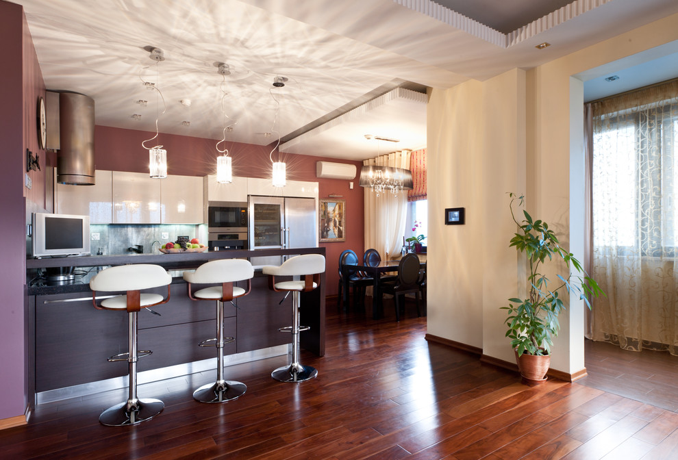 Интерьер с элементами ар-деко 100м2