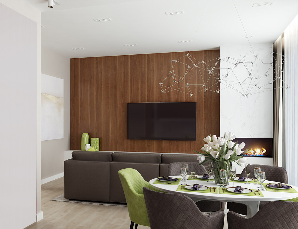 Дизайн проект таунхауса в современном стиле