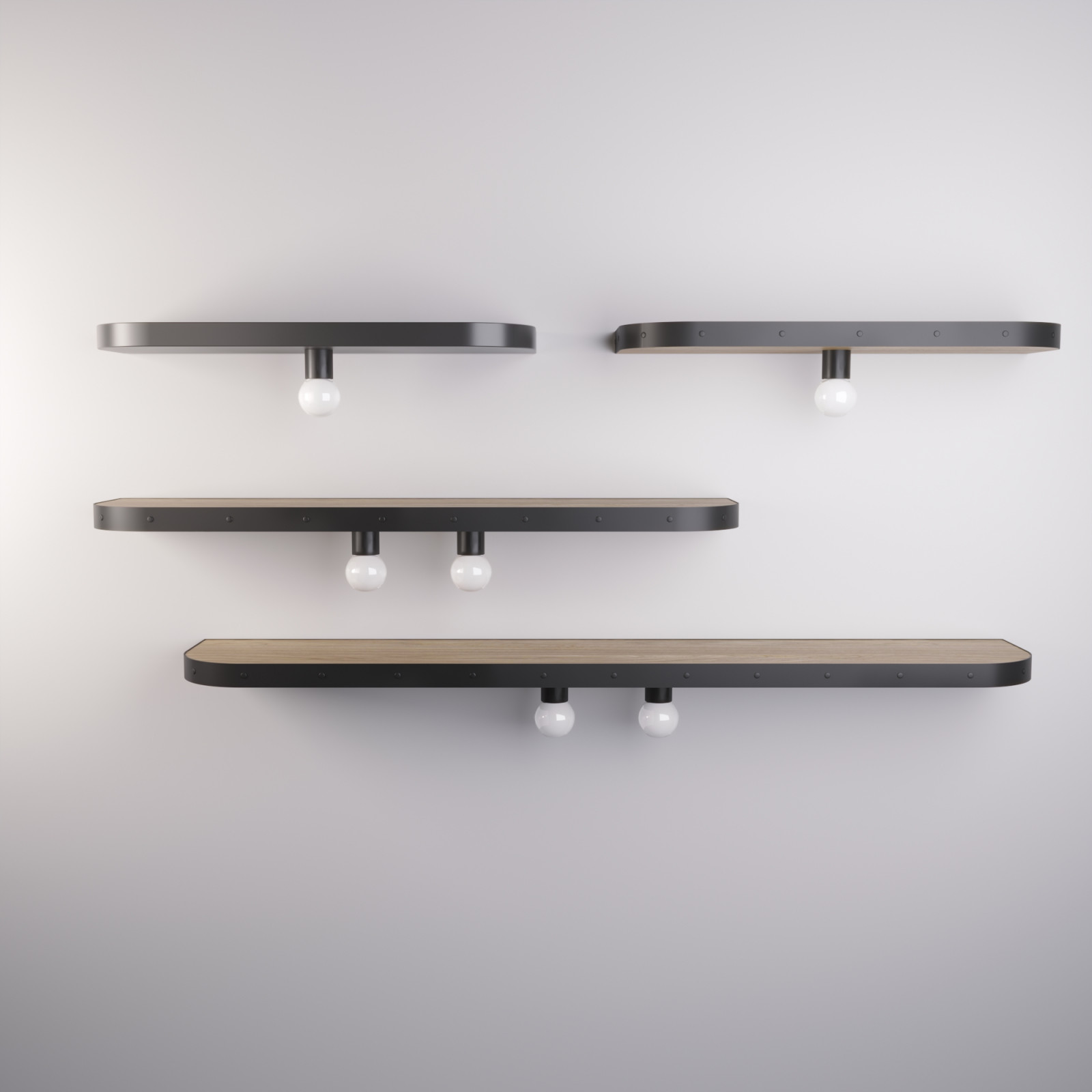 Обложка проекта: Полка-светильник БОБО